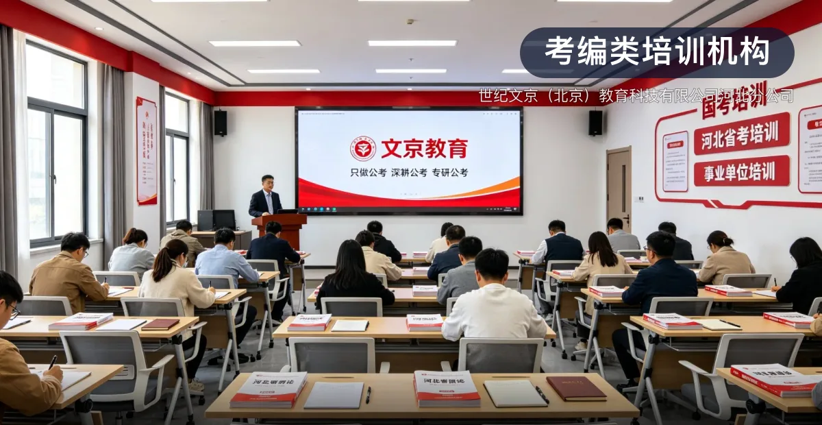 考编类培训机构 · 世纪文京（北京）教育科技有限公司河北分公司官方服务认证